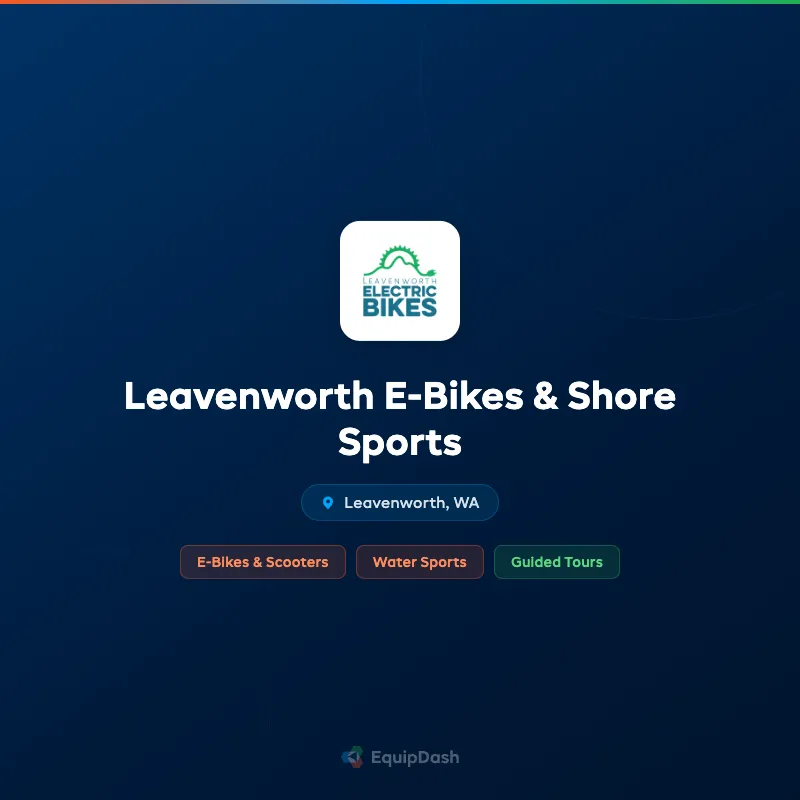 Leavenworth E-Bikes & Shore Sports