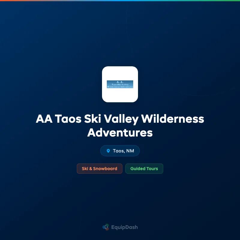 AA Taos Ski Valley Wilderness Adventures