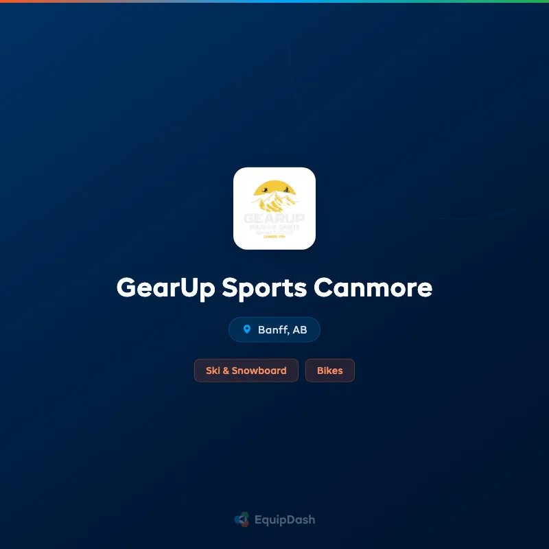 GearUp Sports Canmore