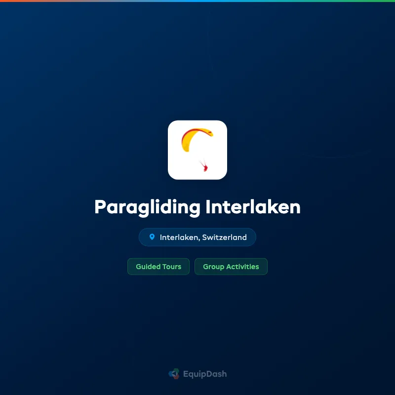 Paragliding Interlaken