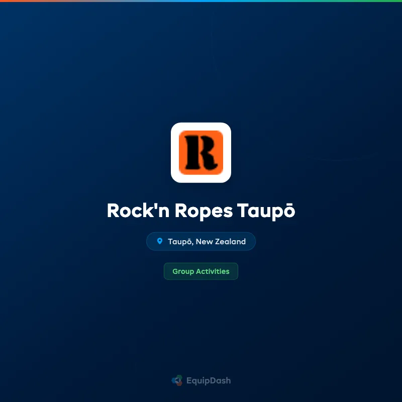Rock'n Ropes Taupō