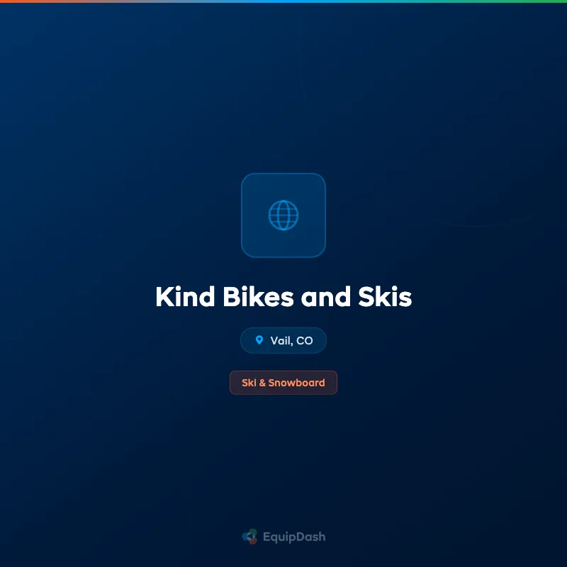 Kind Bikes and Skis