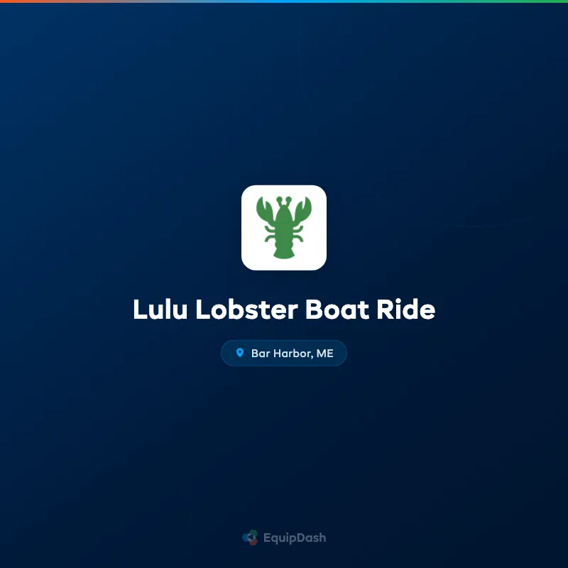 Lulu Lobster Boat Ride