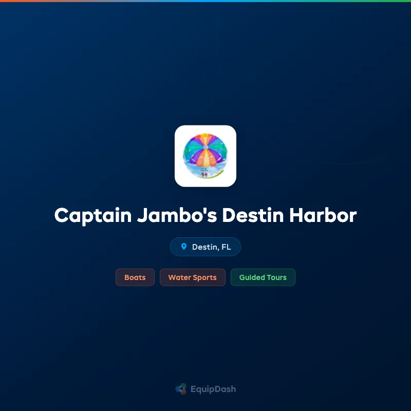 Captain Jambo's Destin Harbor