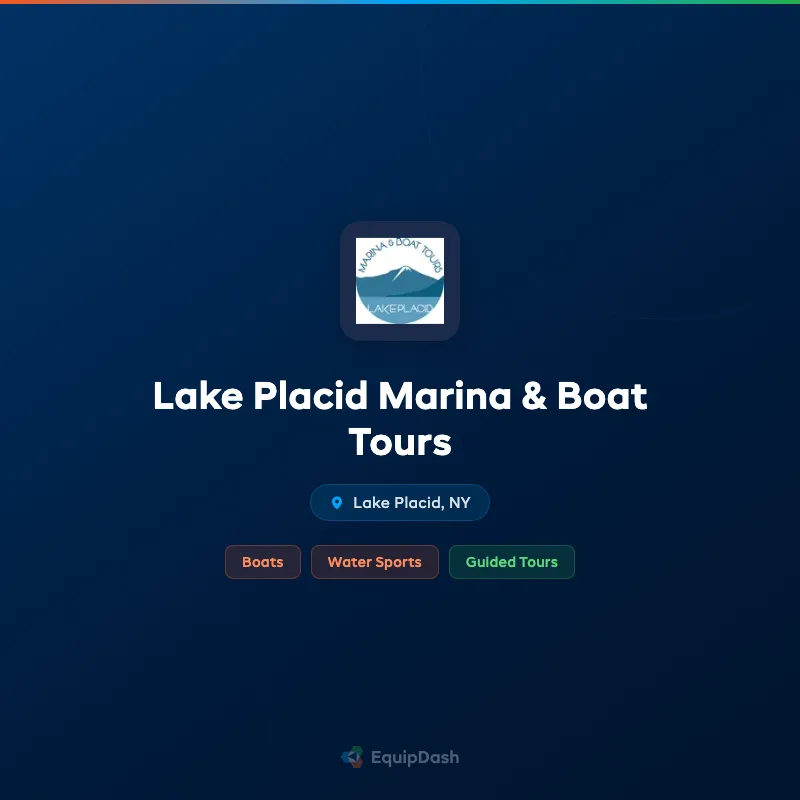 Lake Placid Marina & Boat Tours