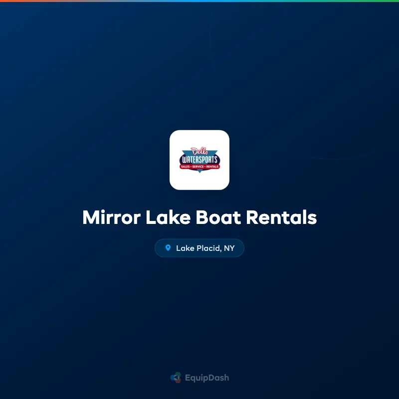 Mirror Lake Boat Rentals