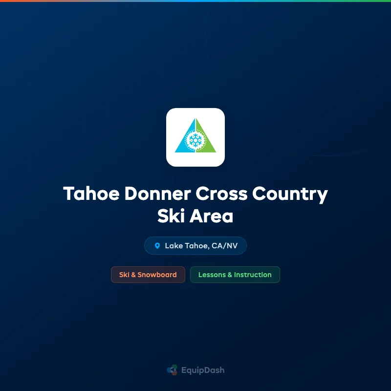 Tahoe Donner Cross Country Ski Area