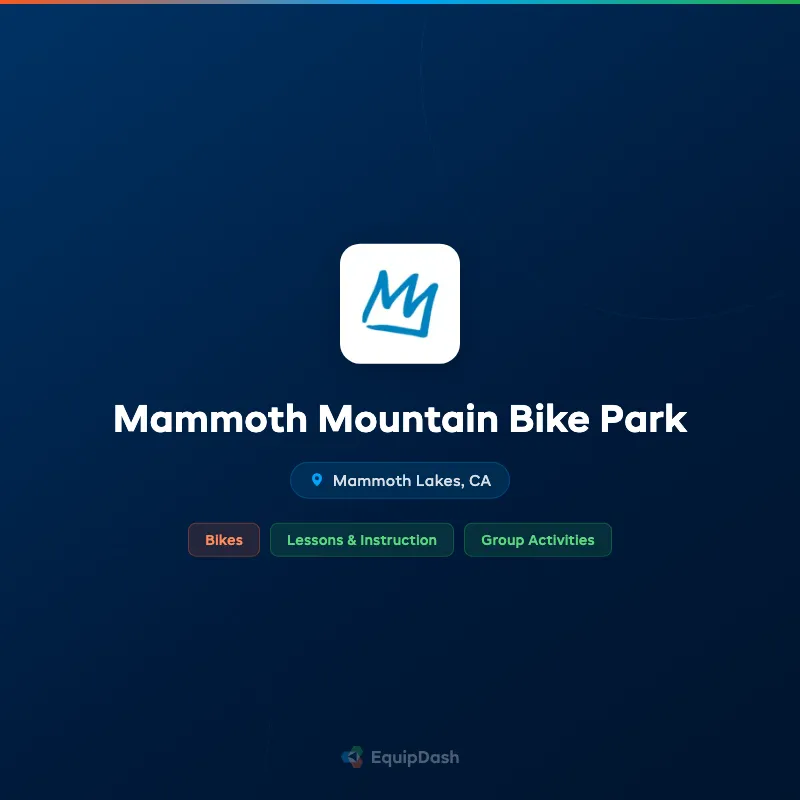 Mammoth Mountain Bike Park