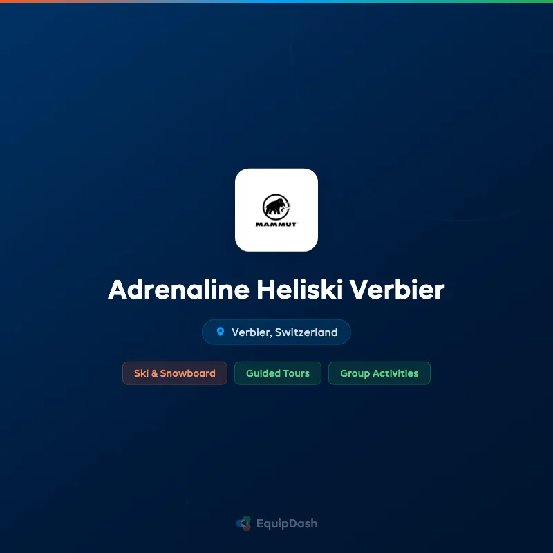 Adrenaline Heliski Verbier