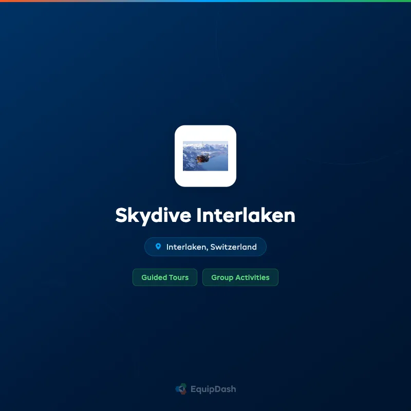 Skydive Interlaken