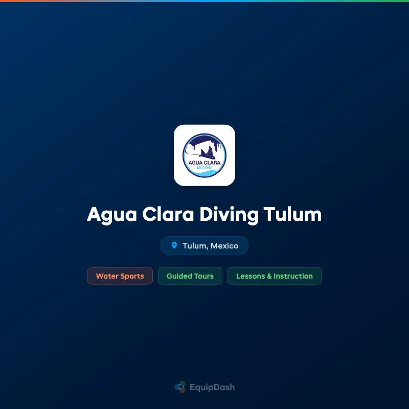 Agua Clara Diving Tulum