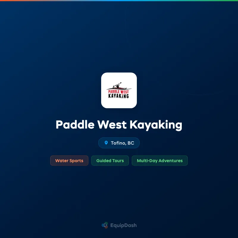 Paddle West Kayaking