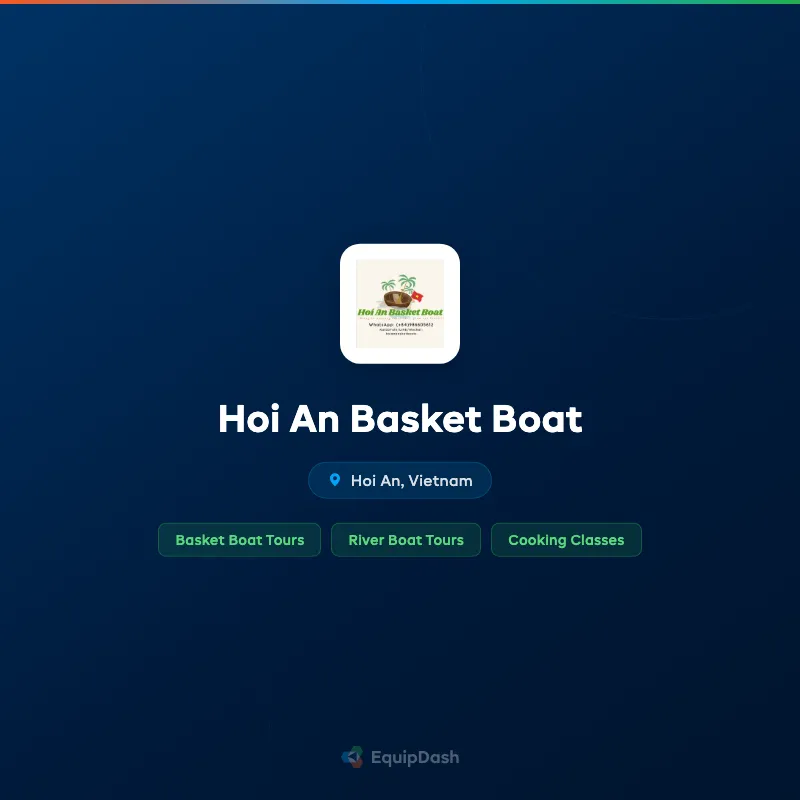 Hoi An Basket Boat