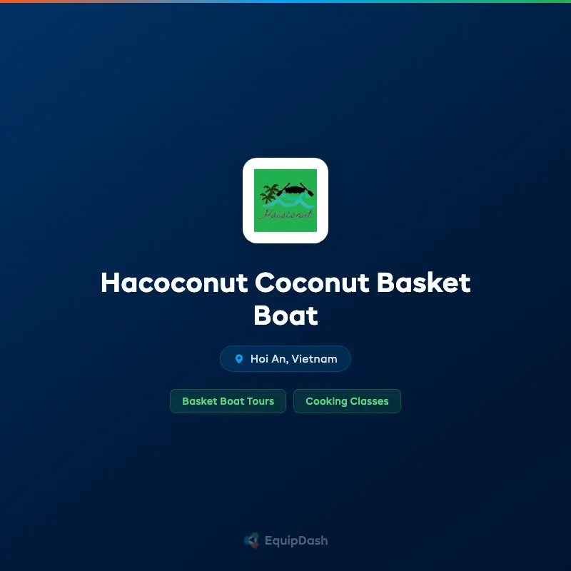 Hacoconut Coconut Basket Boat