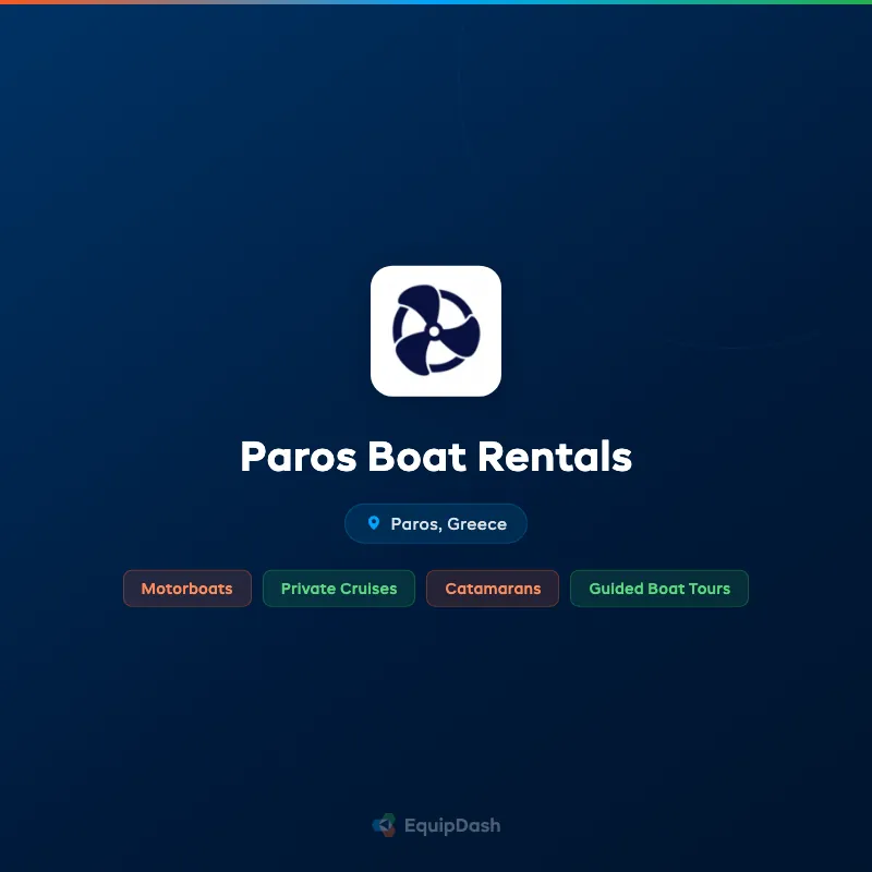 Paros Boat Rentals