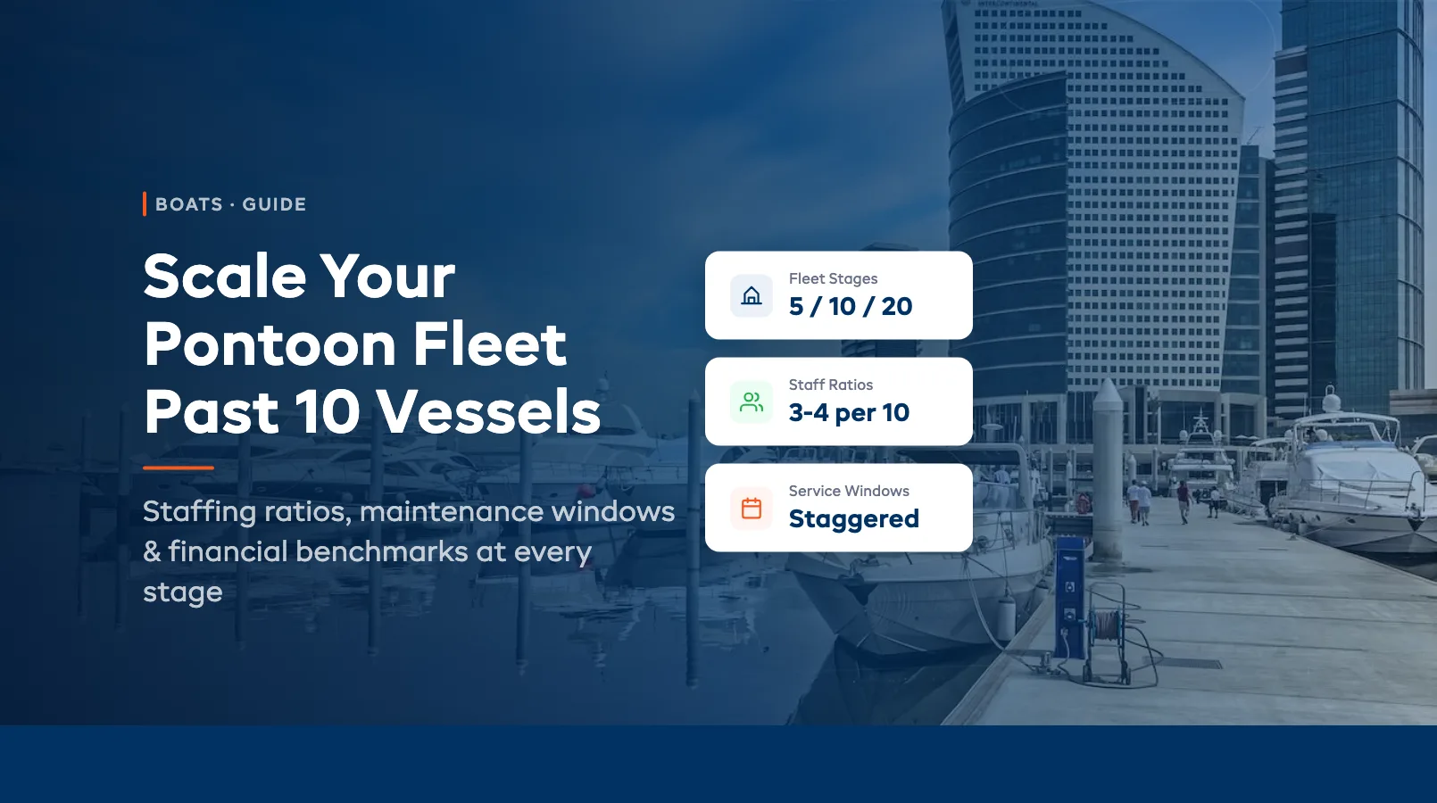 How to Scale a Pontoon Rental Business Past 10 Vessels