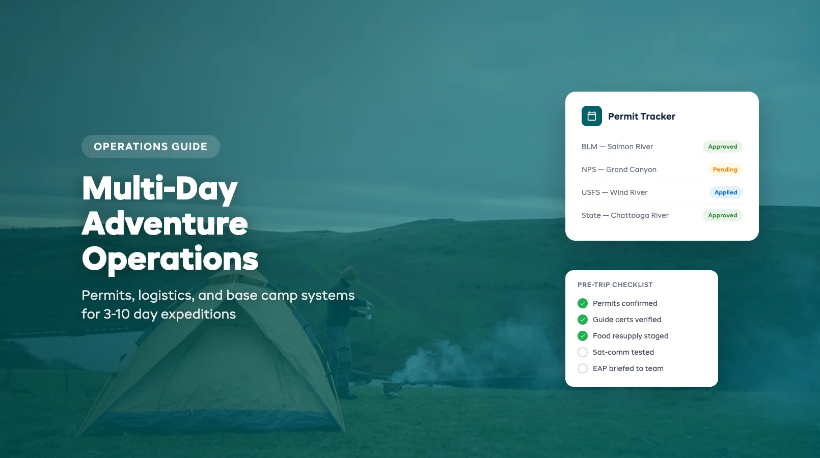 Multi-Day Adventure Operations: Permits, Logistics, Base Camp