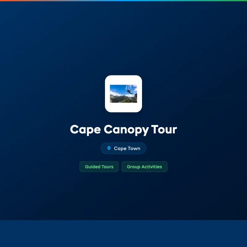 Cape Canopy Tour