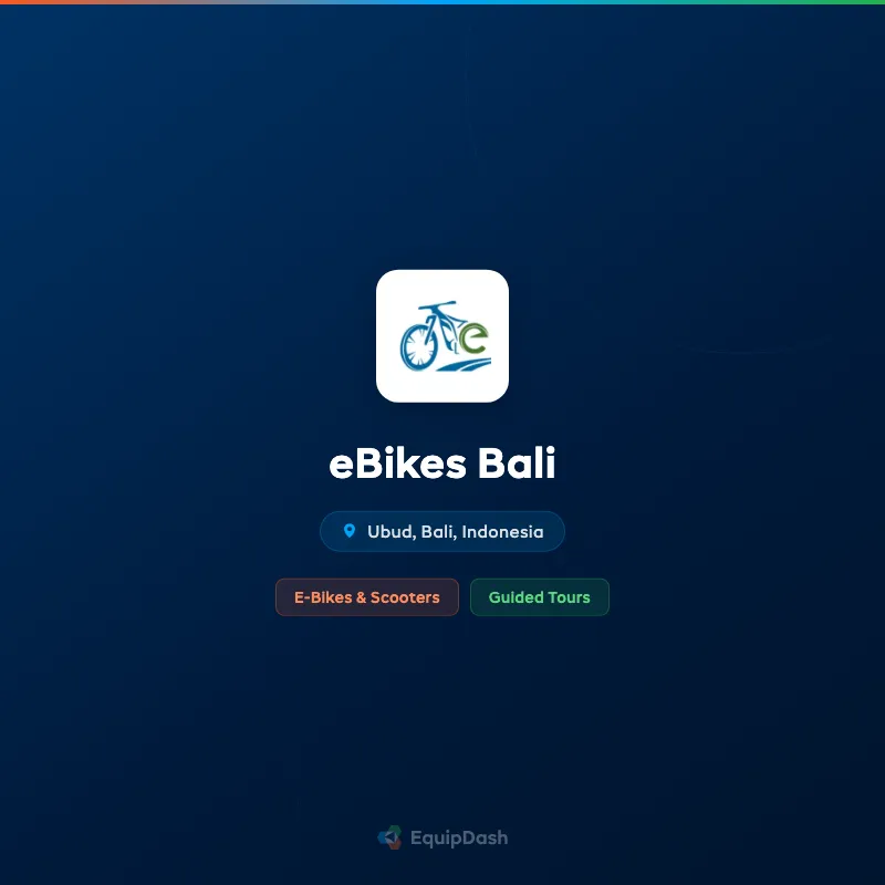 eBikes Bali