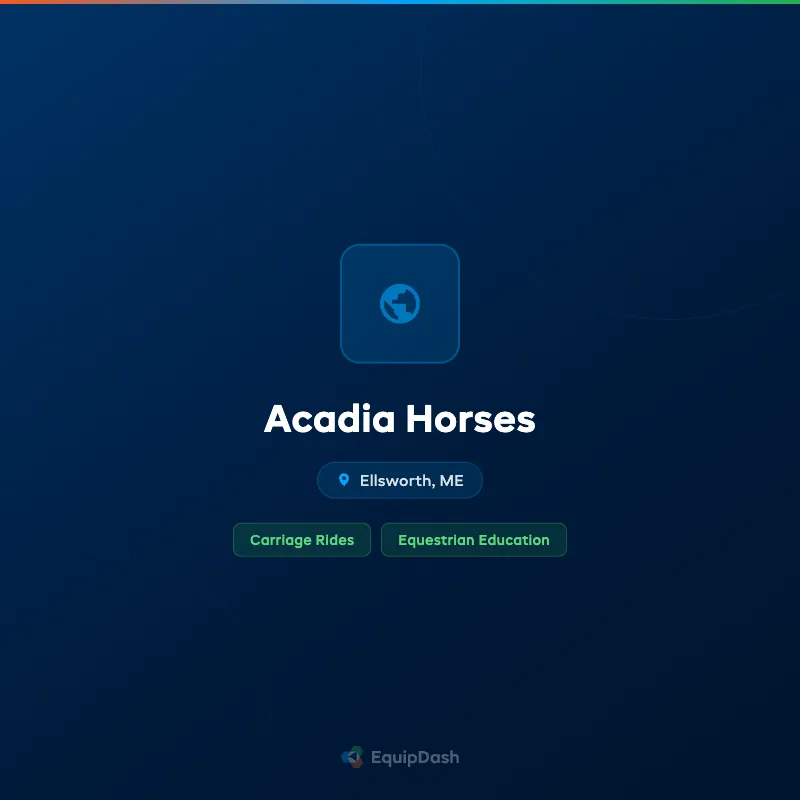 Acadia Horses