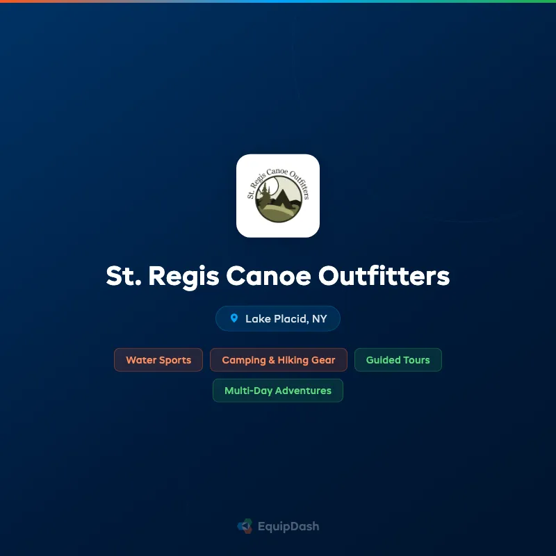 St. Regis Canoe Outfitters