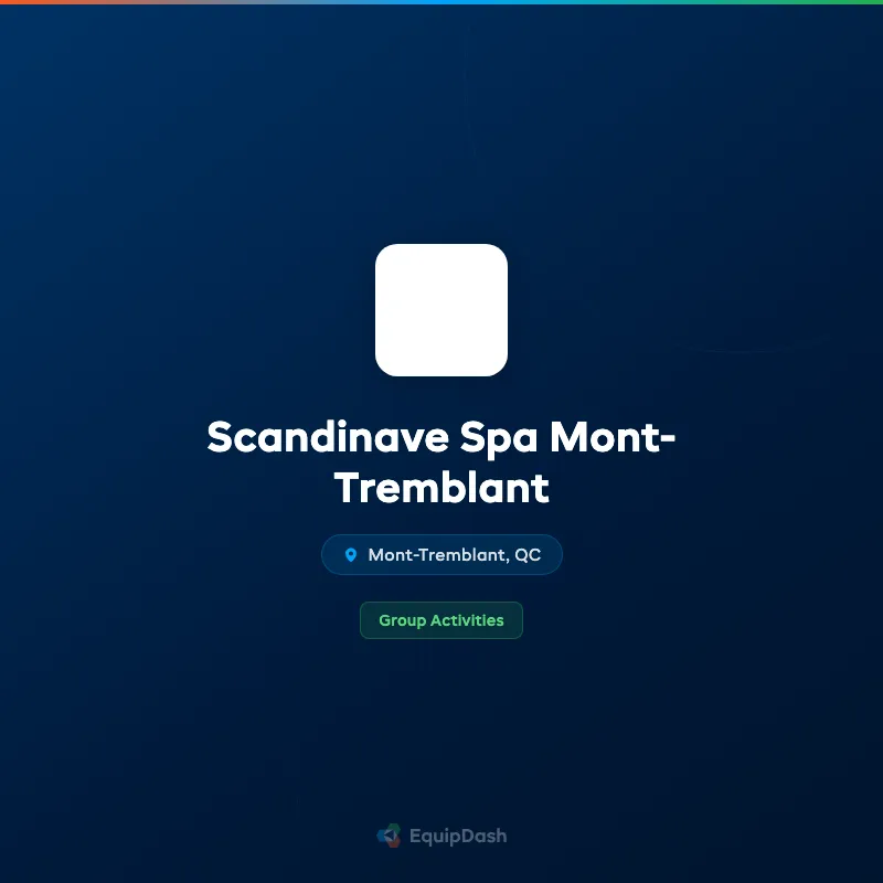 Scandinave Spa Mont-Tremblant