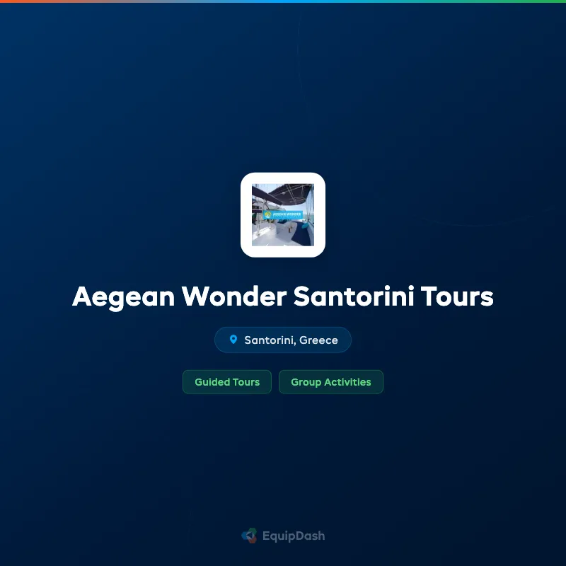 Aegean Wonder Santorini Tours