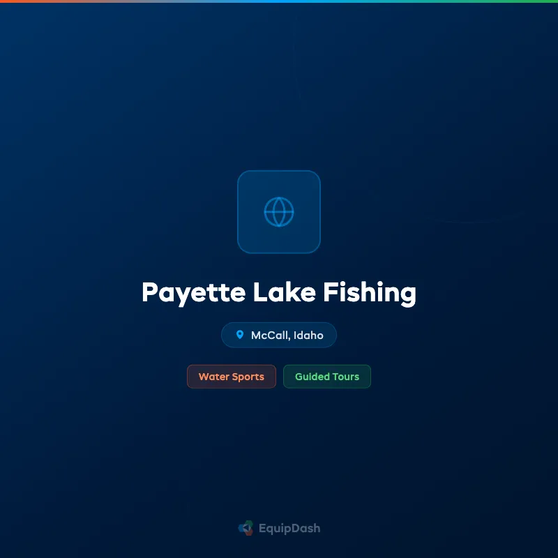 Payette Lake Fishing