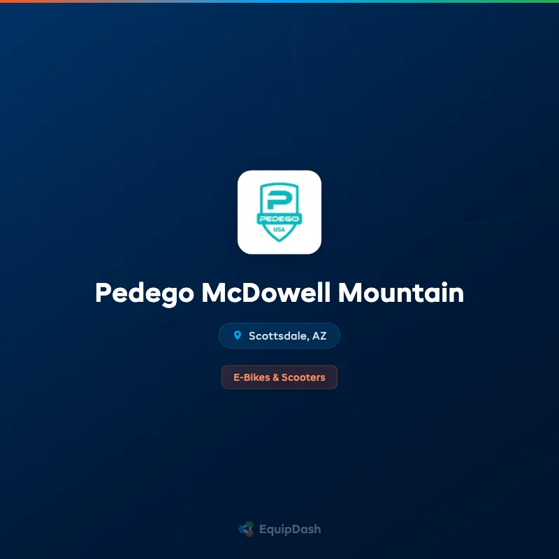 Pedego McDowell Mountain