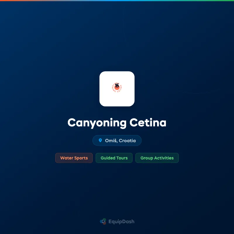 Canyoning Cetina