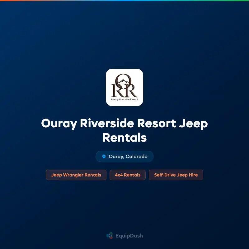 Ouray Riverside Resort Jeep Rentals