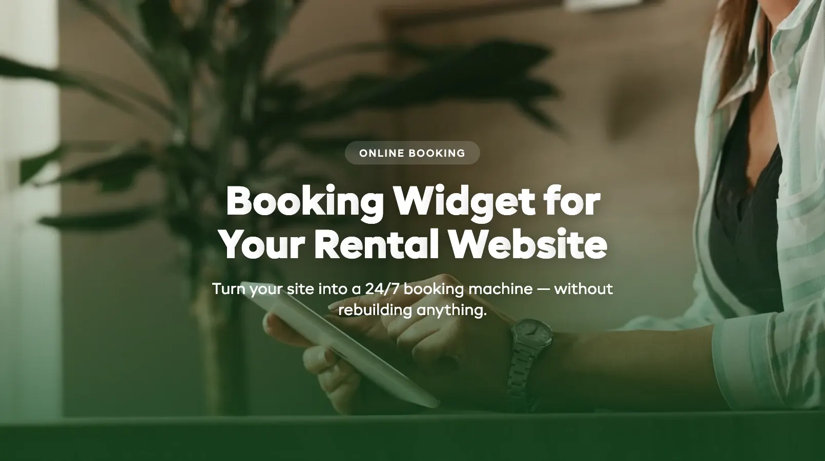 Booking Widget for Your Rental Website