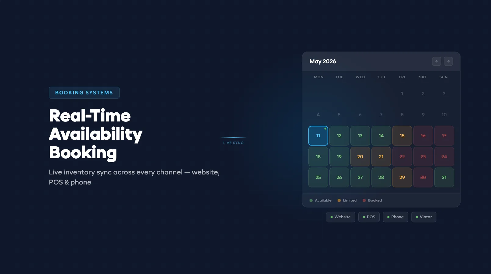 Real-Time Availability Booking for Rentals
