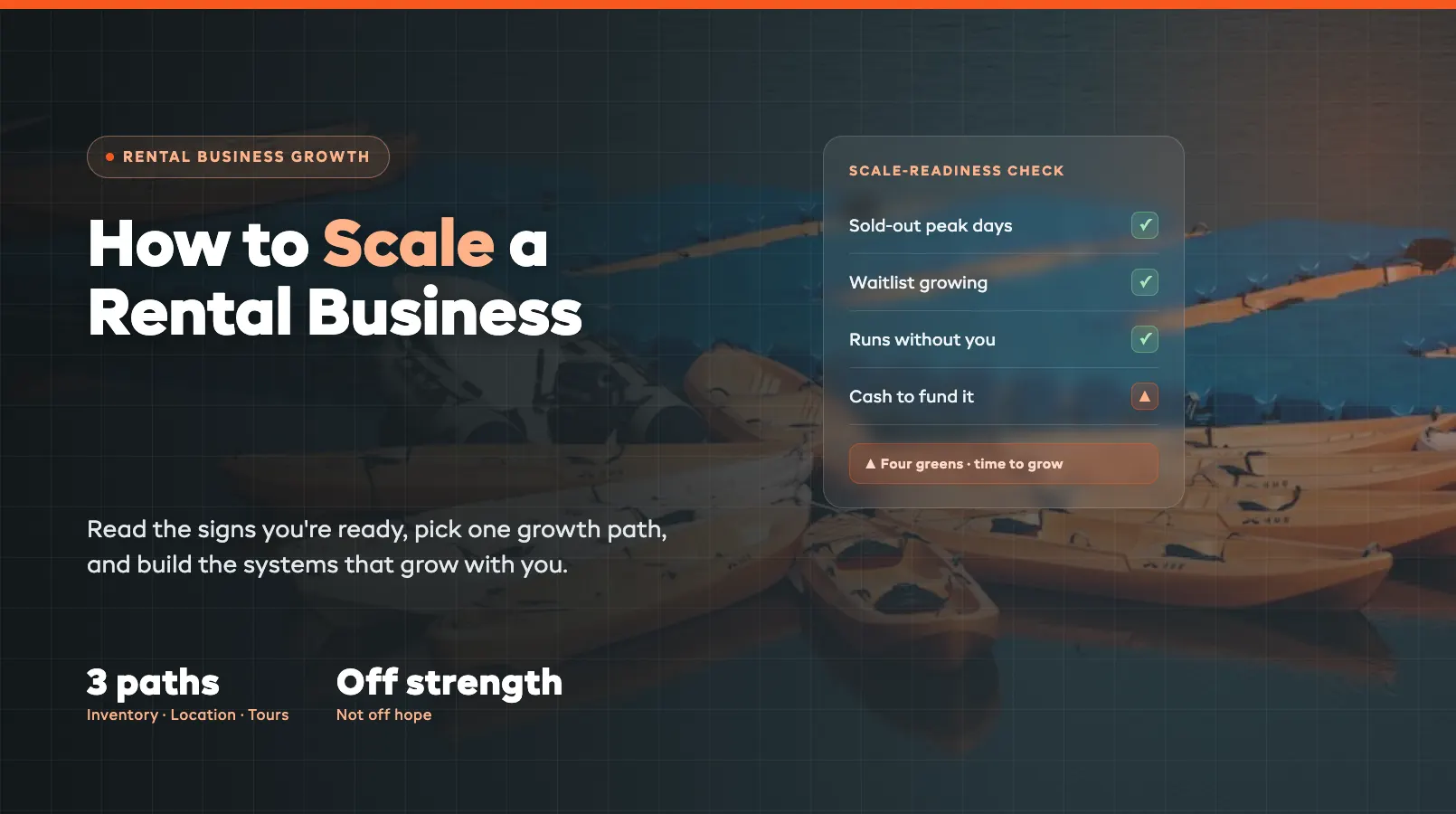 How to Scale a Rental Business