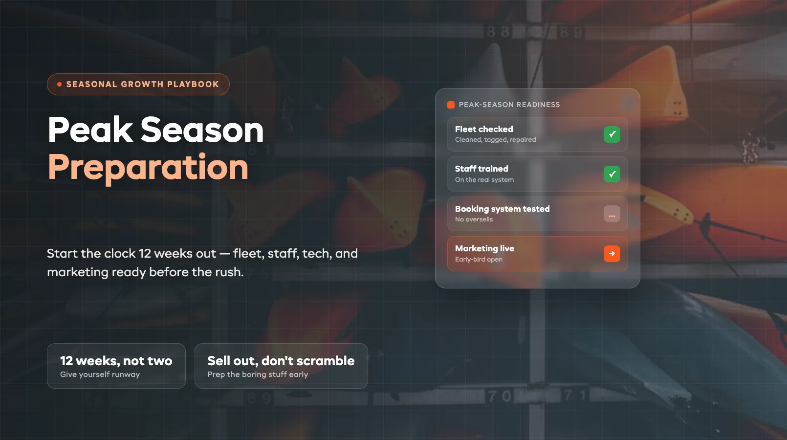 Peak Season Preparation for Rental Shops
