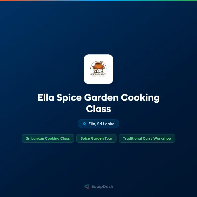 Ella Spice Garden Cooking Class