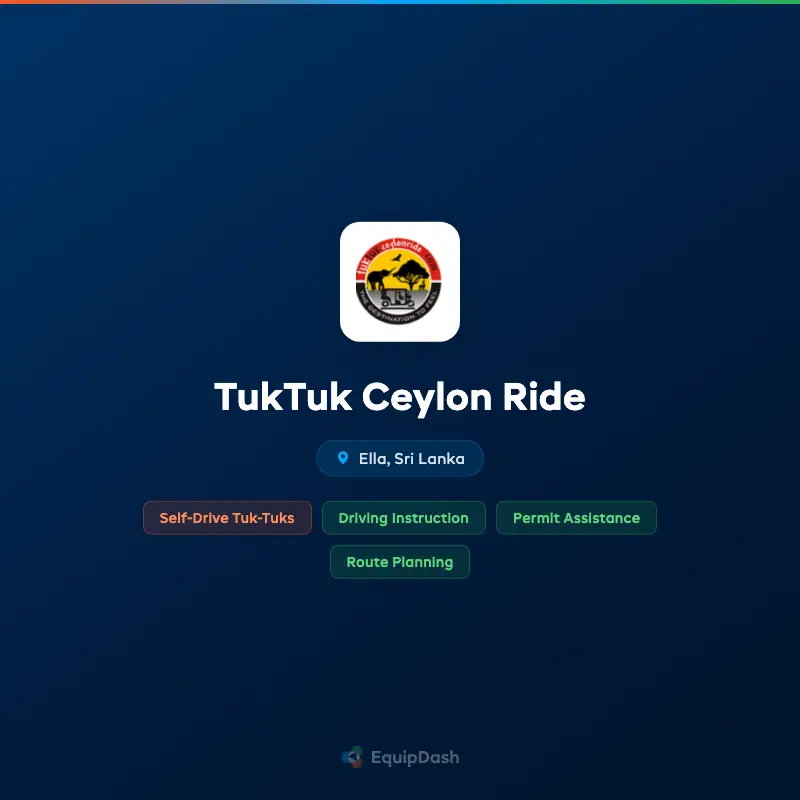 TukTuk Ceylon Ride