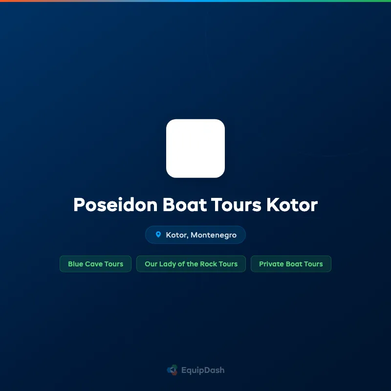 Poseidon Boat Tours Kotor