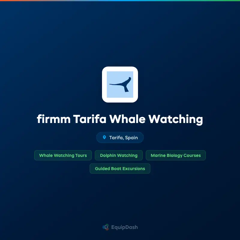 firmm Tarifa Whale Watching