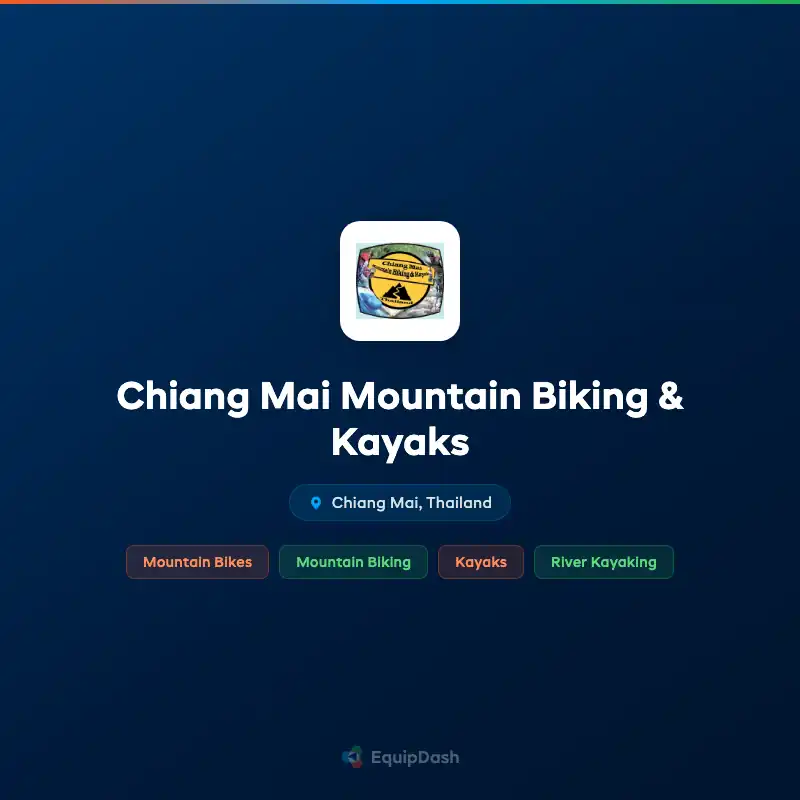 Chiang Mai Mountain Biking & Kayaks