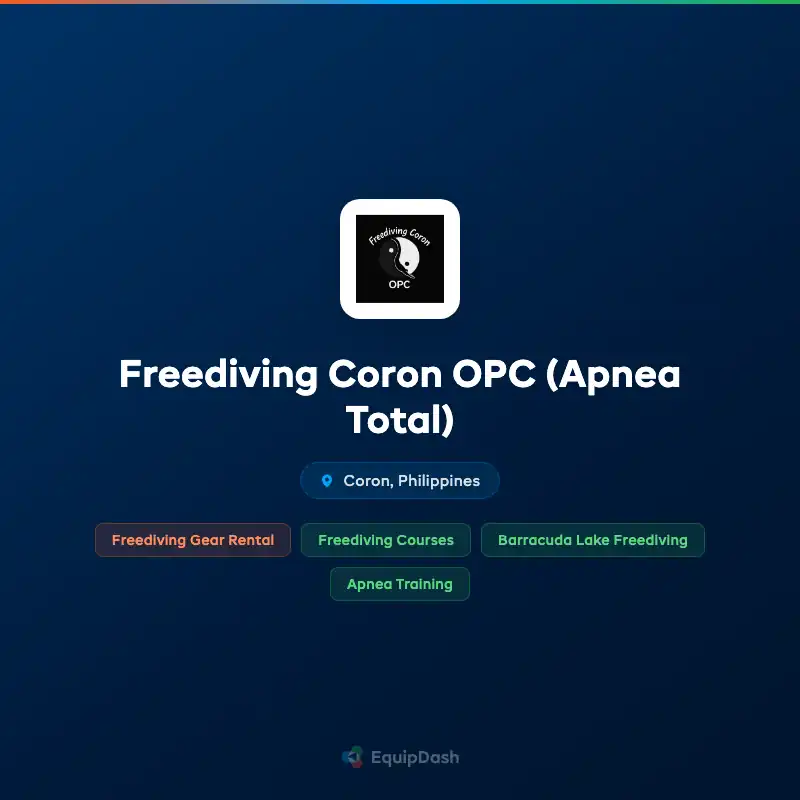 Freediving Coron OPC (Apnea Total)
