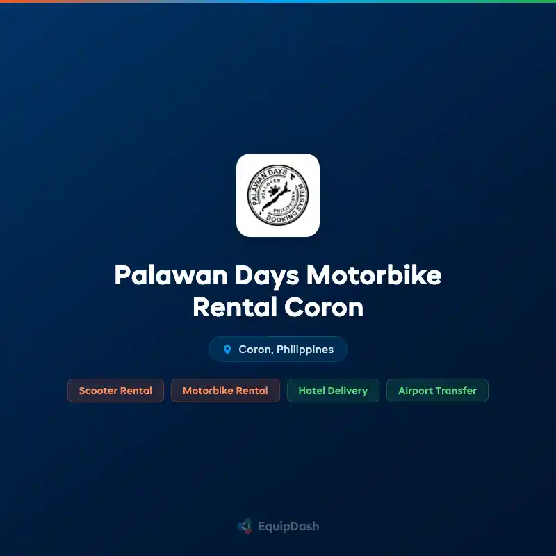 Palawan Days Motorbike Rental Coron