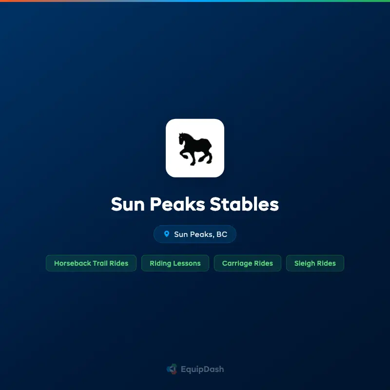 Sun Peaks Stables