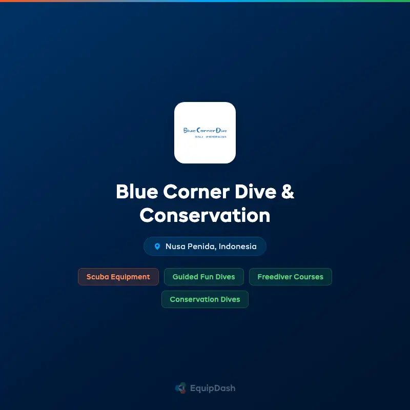 Blue Corner Dive & Conservation
