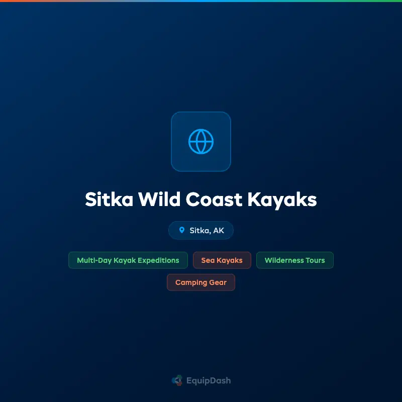 Sitka Wild Coast Kayaks