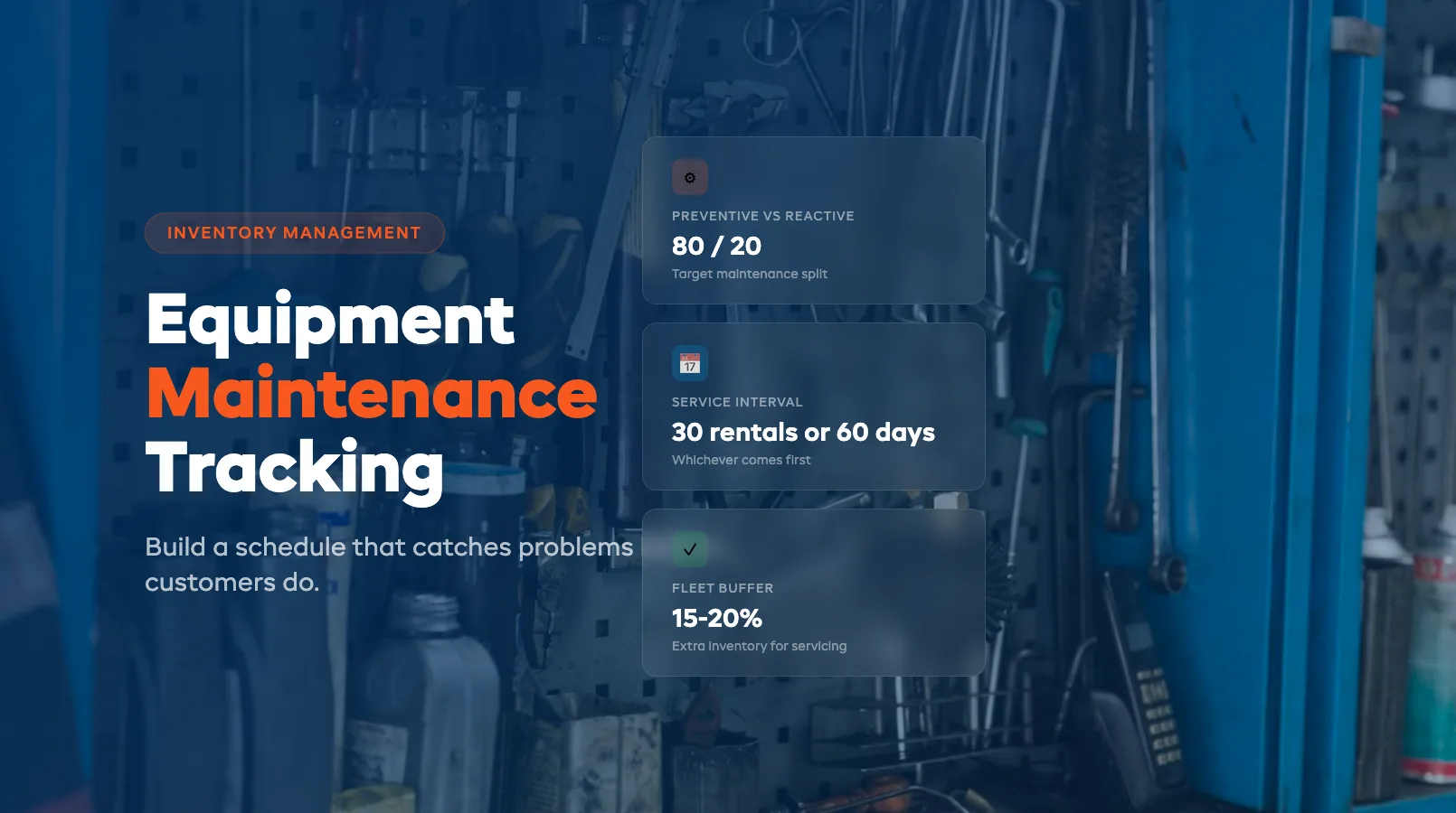 Equipment Maintenance Tracking for Rental Businesses