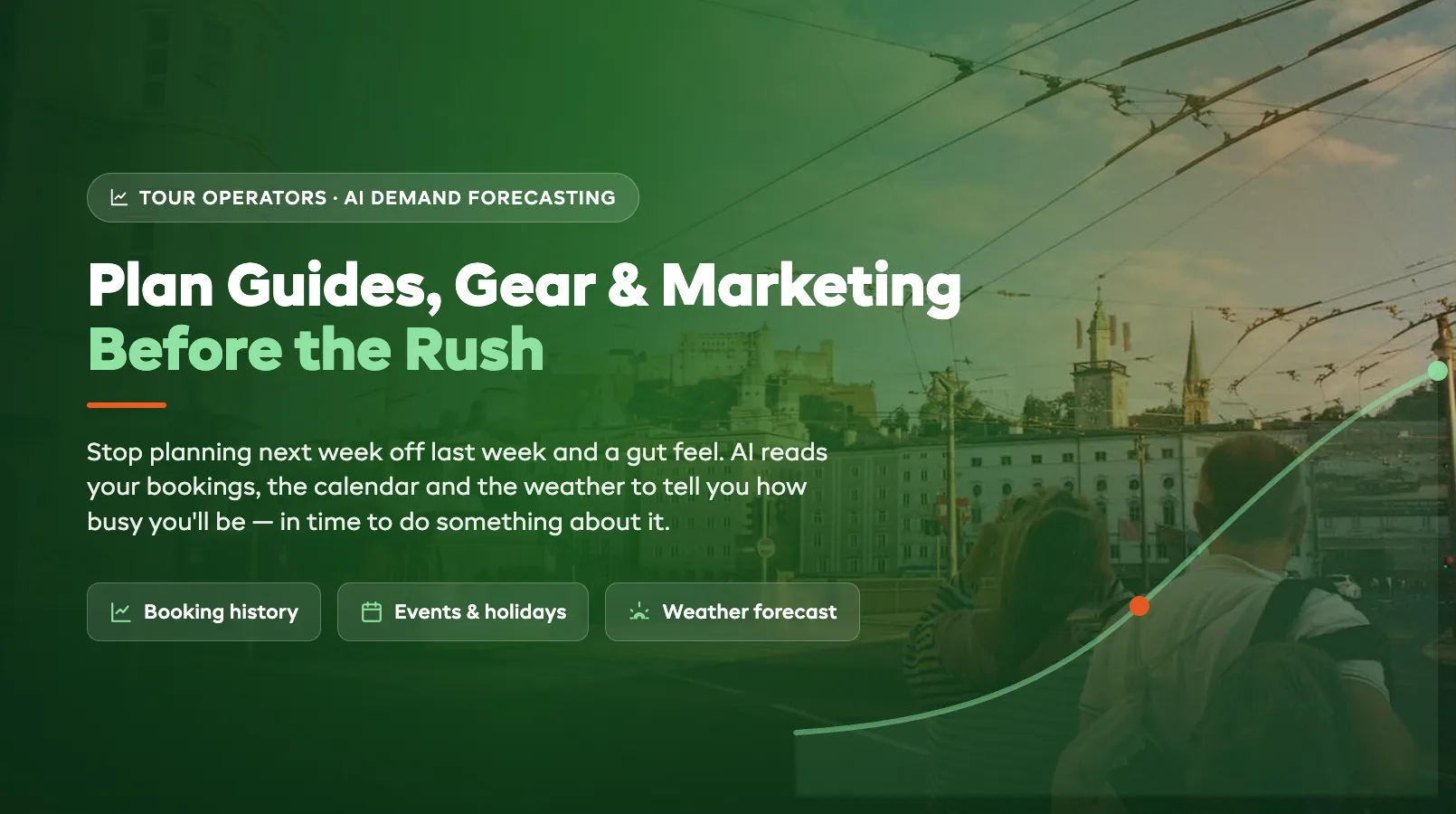 AI Demand Forecasting for Tour Operators: Plan Guides, Gear, and Marketing Before the Rush