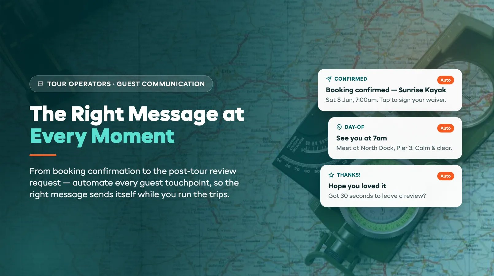 Automated Guest Communication for Tour Operators: Pre-Trip to Post-Review