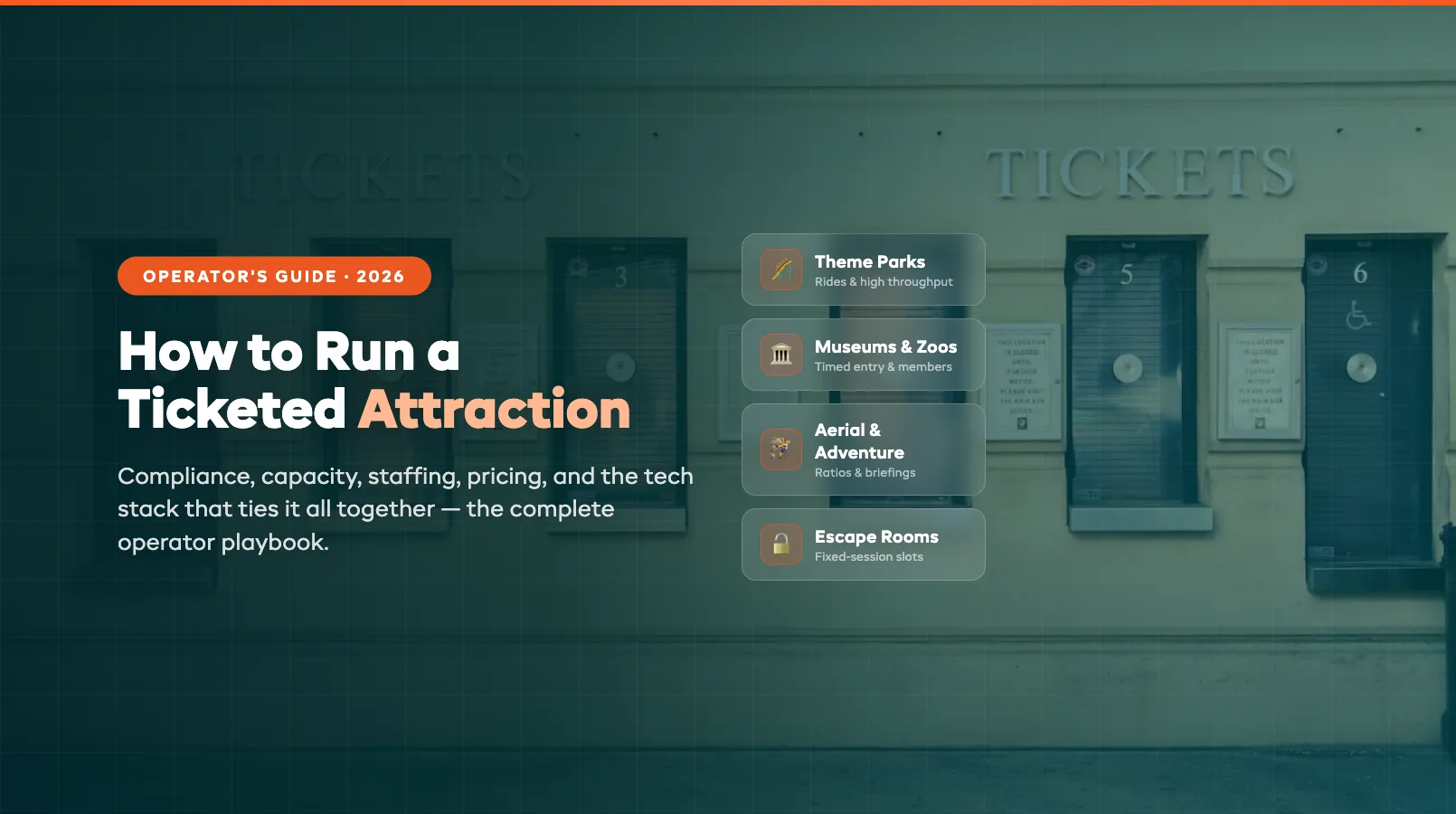 How to Run a Ticketed Attraction: The Complete Operator's Guide (2026)