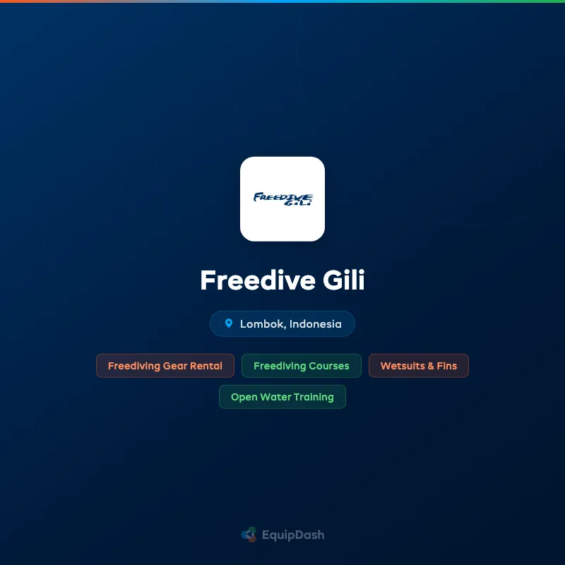 Freedive Gili